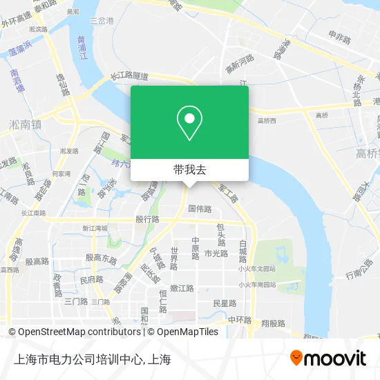 上海市电力公司培训中心地图