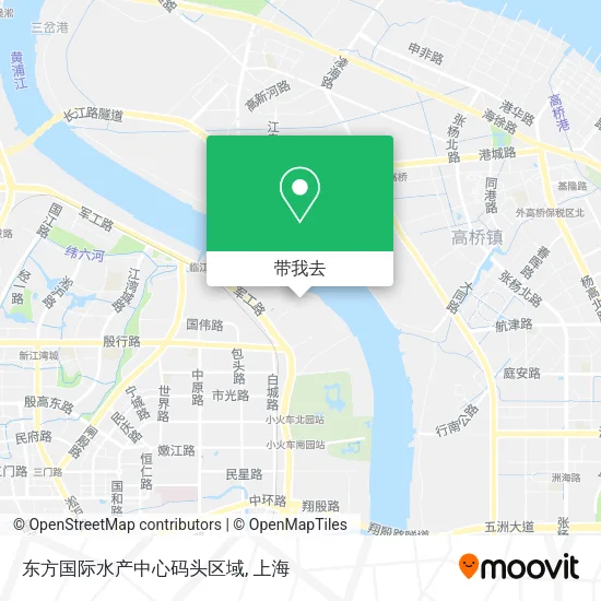东方国际水产中心码头区域地图