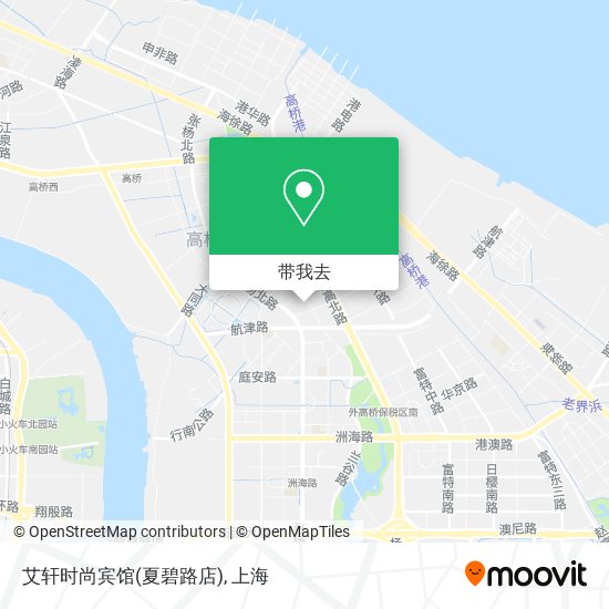 艾轩时尚宾馆(夏碧路店)地图