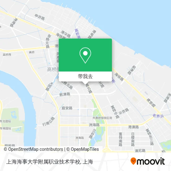 上海海事大学附属职业技术学校地图