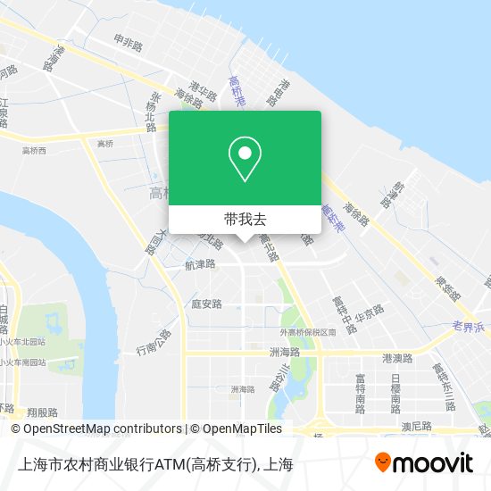 上海市农村商业银行ATM(高桥支行)地图