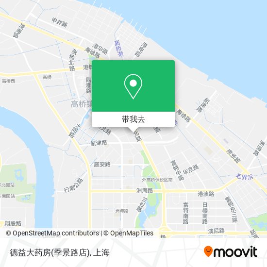 德益大药房(季景路店)地图