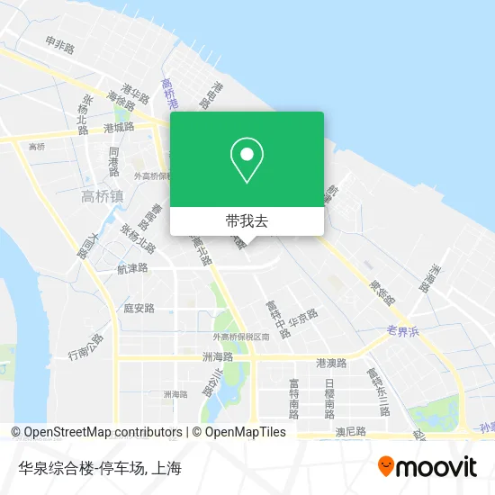 华泉综合楼-停车场地图