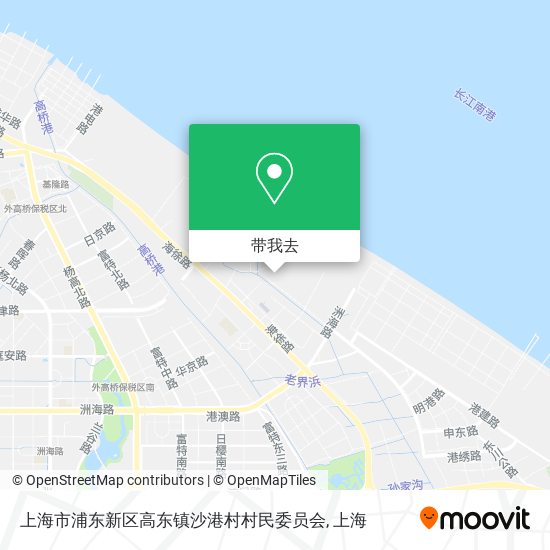 上海市浦东新区高东镇沙港村村民委员会地图