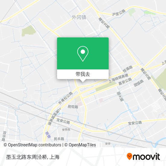 墨玉北路东周泾桥地图