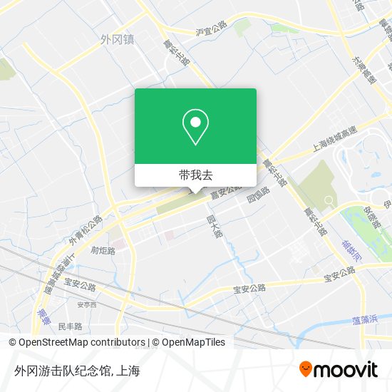 外冈游击队纪念馆地图