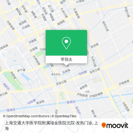 上海交通大学医学院附属瑞金医院北院-发热门诊地图