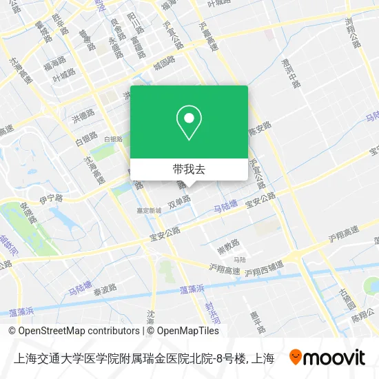 上海交通大学医学院附属瑞金医院北院-8号楼地图