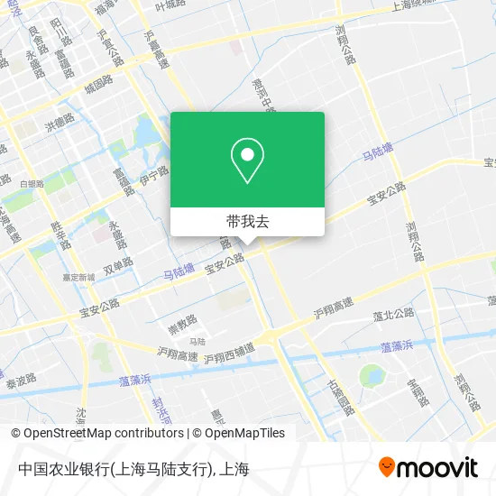 中国农业银行(上海马陆支行)地图