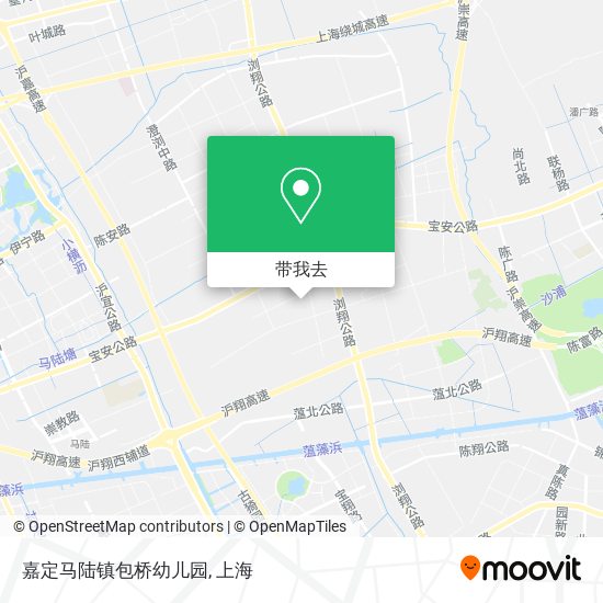 嘉定马陆镇包桥幼儿园地图
