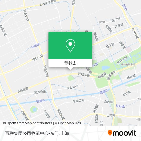 百联集团公司物流中心-东门地图