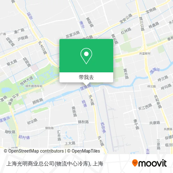 上海光明商业总公司(物流中心冷库)地图