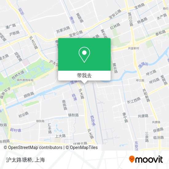 沪太路塘桥地图