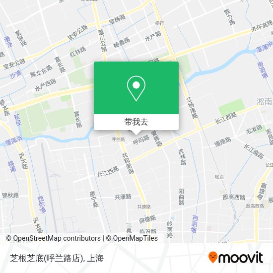 芝根芝底(呼兰路店)地图