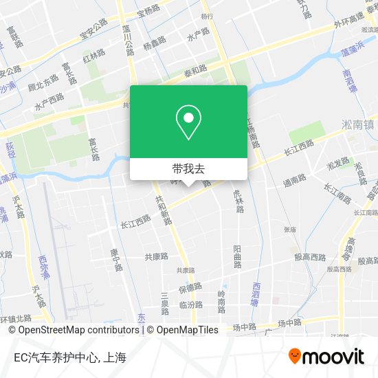 EC汽车养护中心地图
