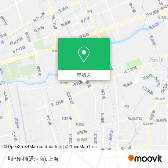 世纪便利(通河店)地图