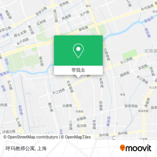 呼玛教师公寓地图
