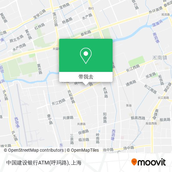 中国建设银行ATM(呼玛路)地图