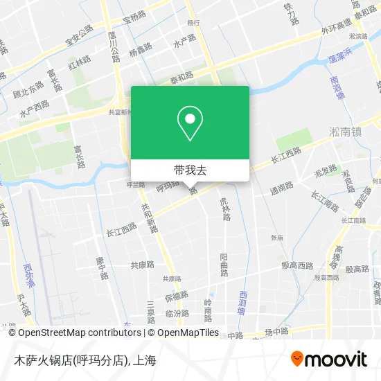木萨火锅店(呼玛分店)地图