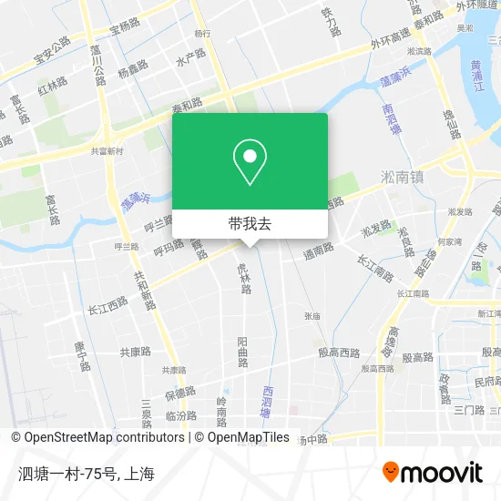 泗塘一村-75号地图