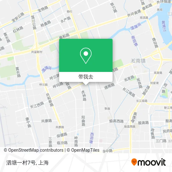泗塘一村7号地图