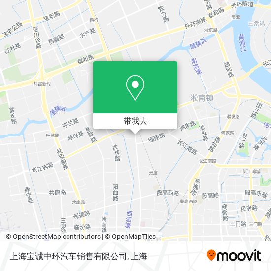 上海宝诚中环汽车销售有限公司地图