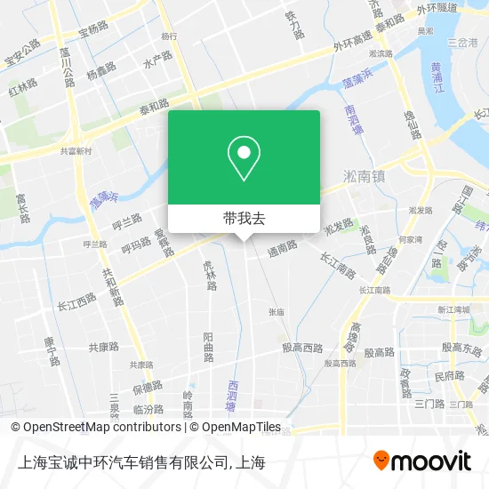上海宝诚中环汽车销售有限公司地图