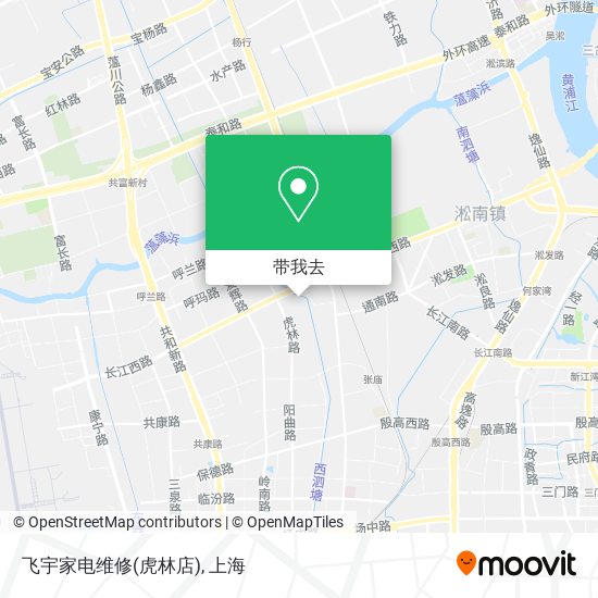 飞宇家电维修(虎林店)地图