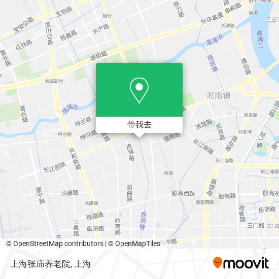 上海张庙养老院地图
