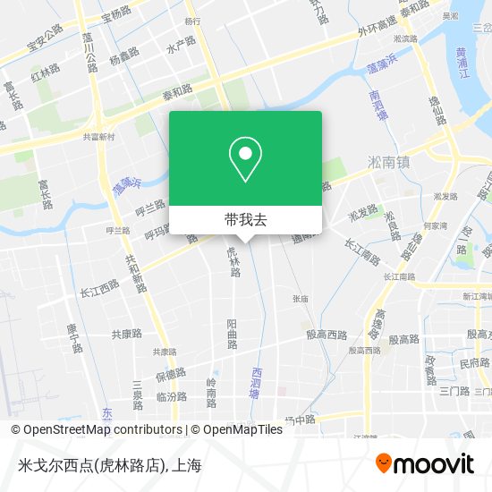 米戈尔西点(虎林路店)地图