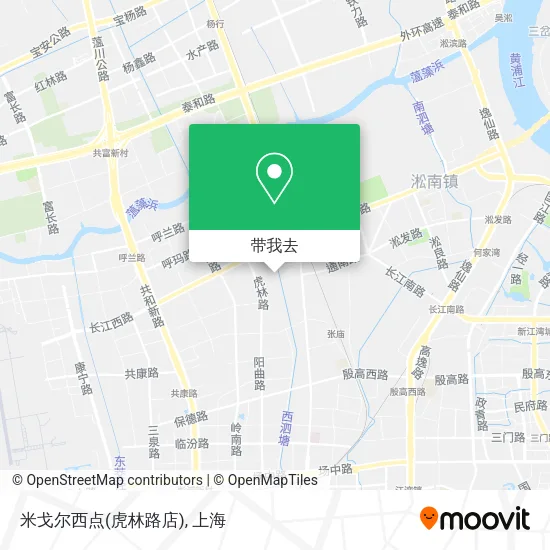 米戈尔西点(虎林路店)地图
