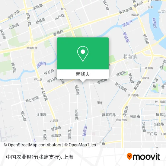 中国农业银行(张庙支行)地图
