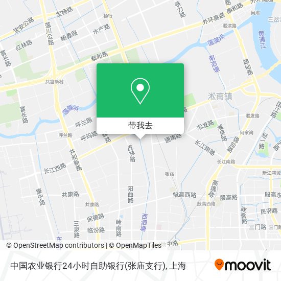 中国农业银行24小时自助银行(张庙支行)地图