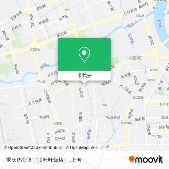 重庆鸡公煲（顶旺旺饭店）地图