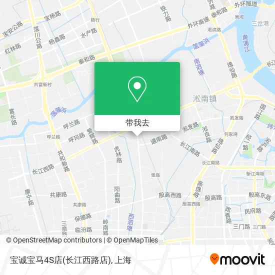 宝诚宝马4S店(长江西路店)地图