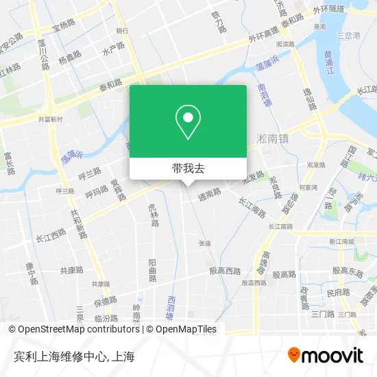 宾利上海维修中心地图