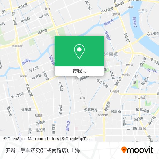 开新二手车帮卖(江杨南路店)地图