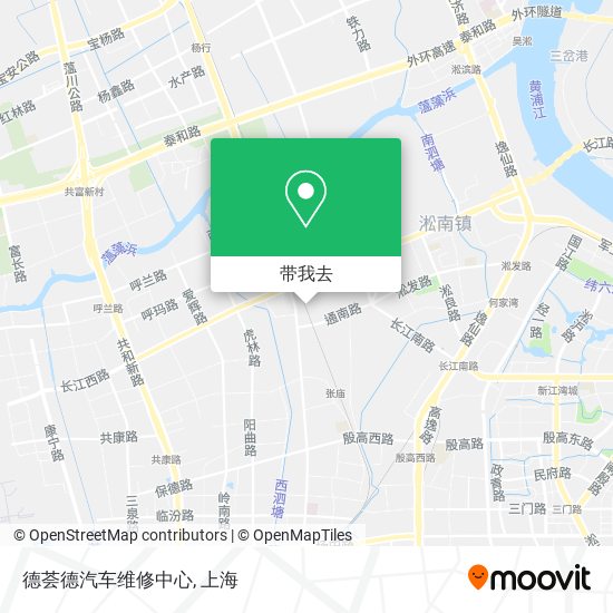 德荟德汽车维修中心地图