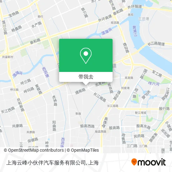 上海云峰小伙伴汽车服务有限公司地图