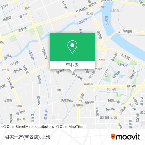 链家地产(宝景店)地图