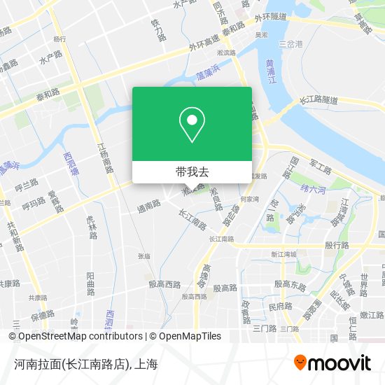 河南拉面(长江南路店)地图