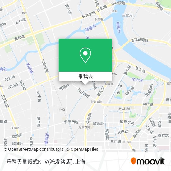 乐翻天量贩式KTV(淞发路店)地图
