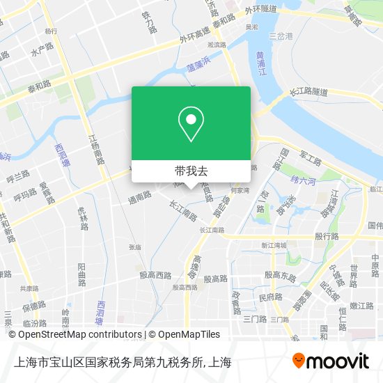 上海市宝山区国家税务局第九税务所地图