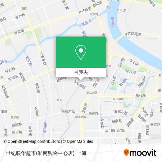 世纪联华超市(淞南购物中心店)地图