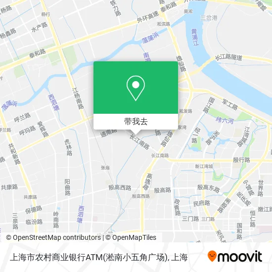 上海市农村商业银行ATM(淞南小五角广场)地图