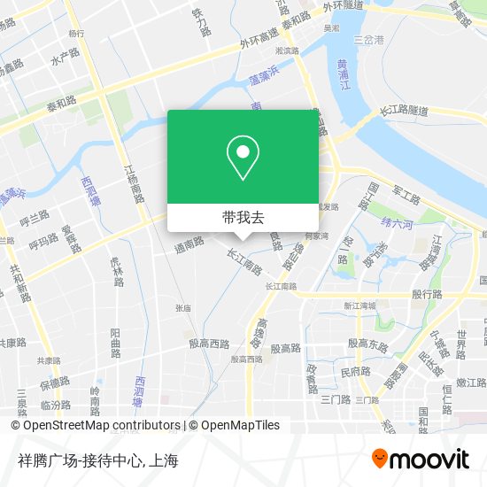 祥腾广场-接待中心地图