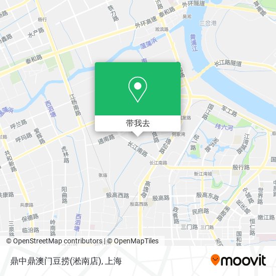 鼎中鼎澳门豆捞(淞南店)地图