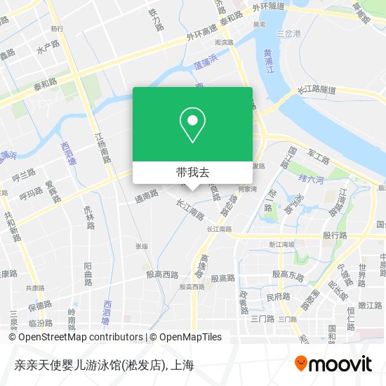 亲亲天使婴儿游泳馆(淞发店)地图