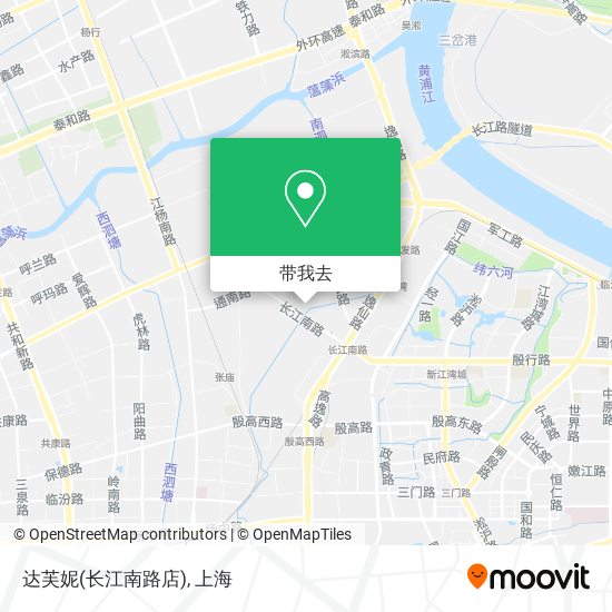 达芙妮(长江南路店)地图