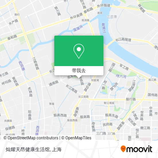 灿耀天昂健康生活馆地图